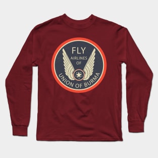 Fly Airlines of Union of Burma Long Sleeve T-Shirt